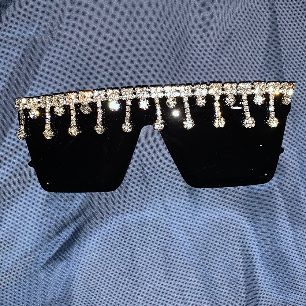 Black bedazzled sunglasses